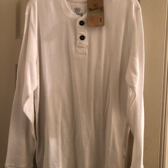 NWT! Men’s button shirt white size large - Picture 2 of 3